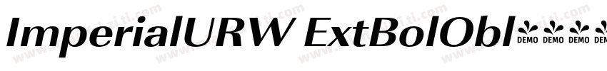 ImperialURW ExtBolObl字体转换